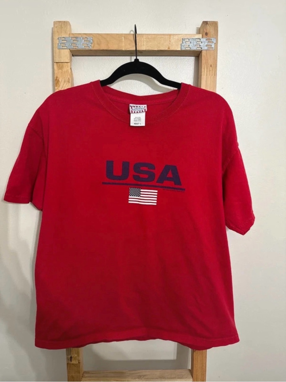 Vintage Sonoma Red USA Graphic Short-Sleeve Tee